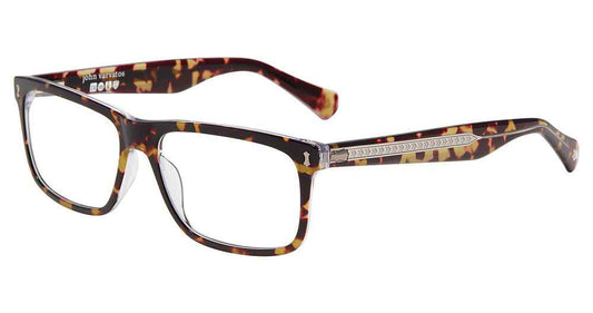 Tortoise Crystal John Varvatos V417 Eyeglasses - Teenager.