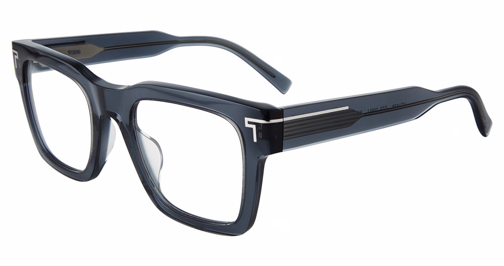 TRANSPARENT NAVY        TUMI OPTICAL VTU528 Eyeglasses