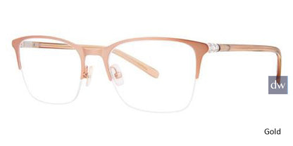 Gold Vera Wang Tabitha Eyeglasses.
