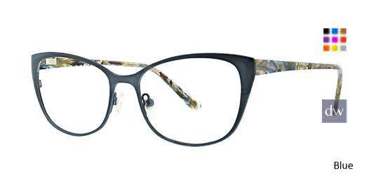 Blue Xoxo Taos Eyeglasses.