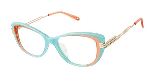 Teal Coral       VICTOR GLEMAUD X TURA VGO029 Eyeglasses