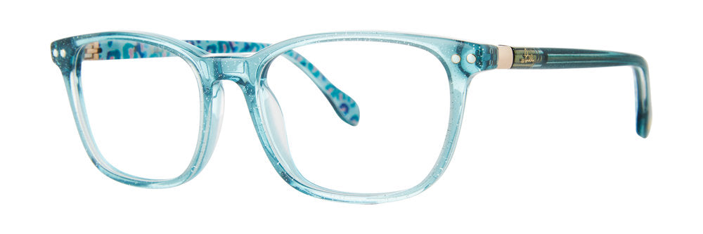 Teal Shimmer     Lilly Pulitzer Aubra Mini Eyeglasses