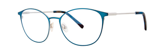 Teal Vera Wang V564 Eyeglasses.