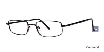 Gunmetal Affordable Designs Tom Eyeglasses.