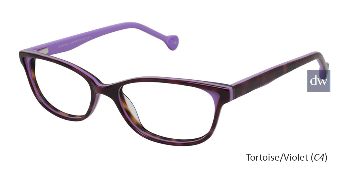 Tortoise/Violet (C4) Lisa Loeb Hurricane Eyeglasses