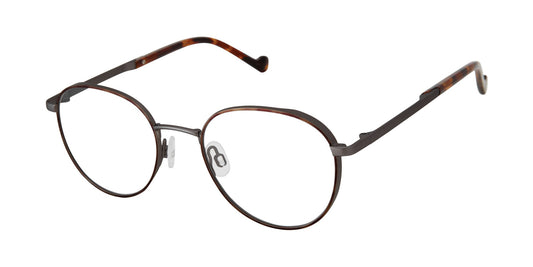 Tortoise/Dark Gun Mini 742007 Eyeglasses - Teenager.