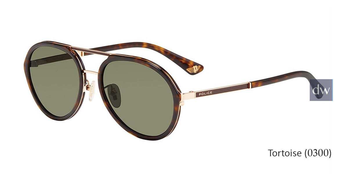 Tortoise(0300) Police SPLA57 Sunglasses.