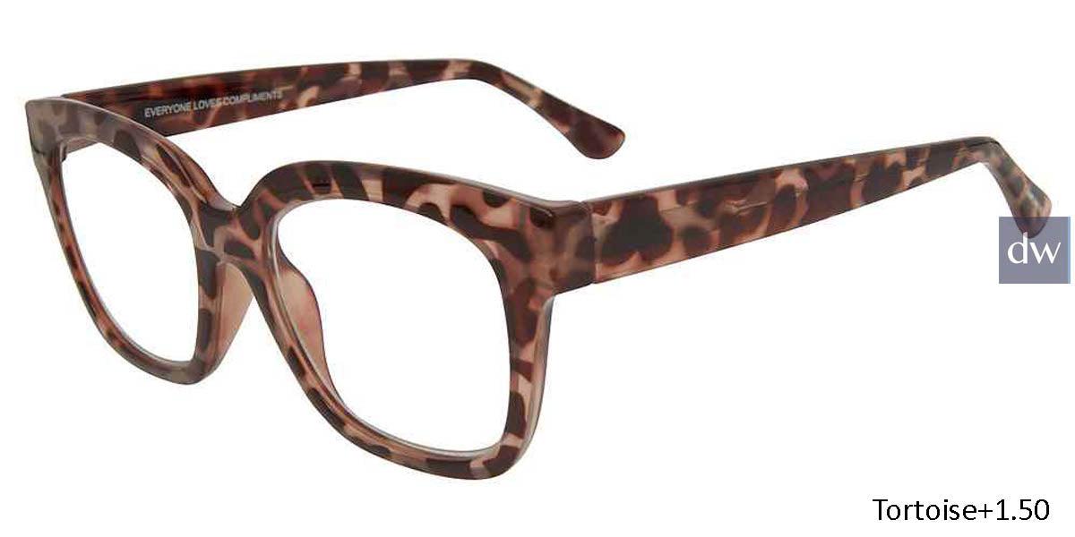 Tortoise+1.50 Diff Ava Eyeglasses