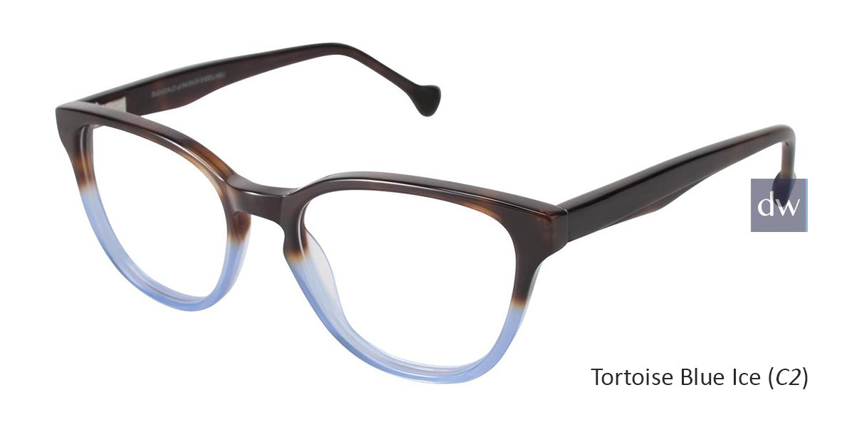 Tortoise Blue Ice (C2) Lisa Loeb Kiss Eyeglasses