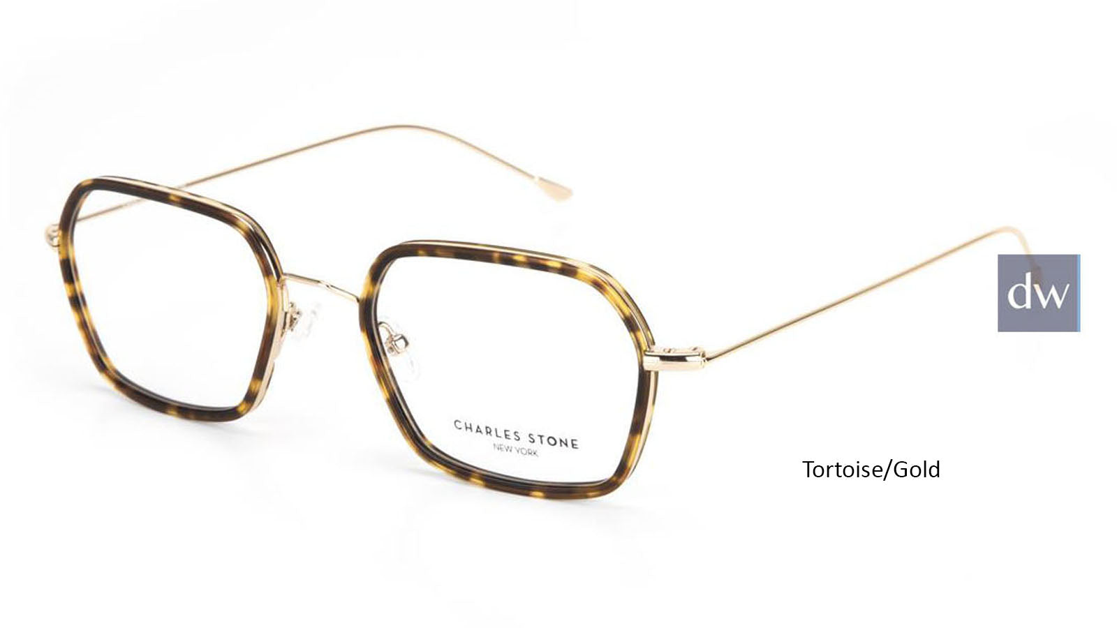 Tortoise/Gold William Morris Charles Stone NY 30056 Eyeglasses - Teenager