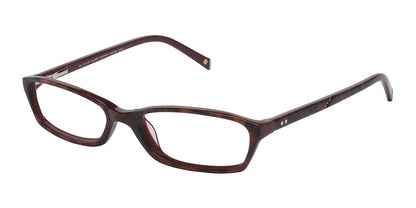 Tortoise Merlot (C1) Lisa Loeb Split Second Eyeglasses.