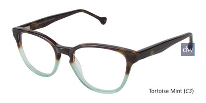 Tortoise Mint (C3) Lisa Loeb Eyeglasses