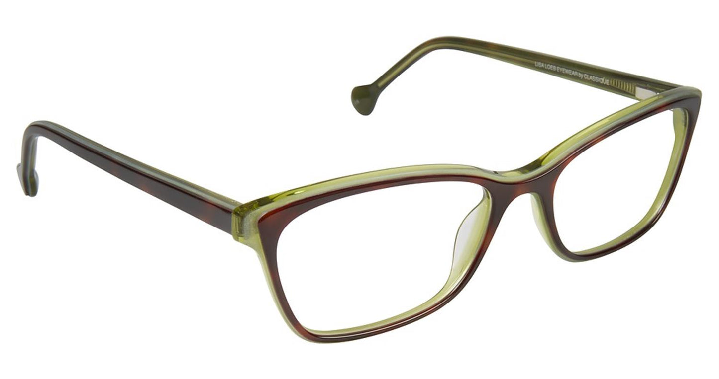 Tortoise Olive Lisa Loeb Buzz Eyeglasses