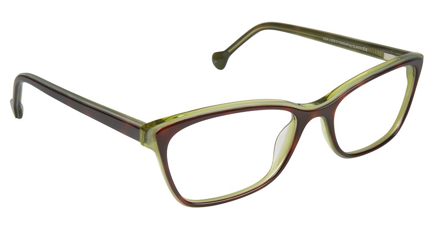 Tortoise Olive Lisa Loeb Buzz Eyeglasses