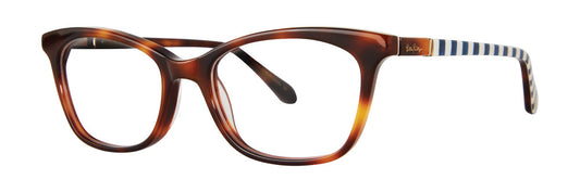 Tortoise Stripe       Lilly Pulitzer Dunham Eyeglasses