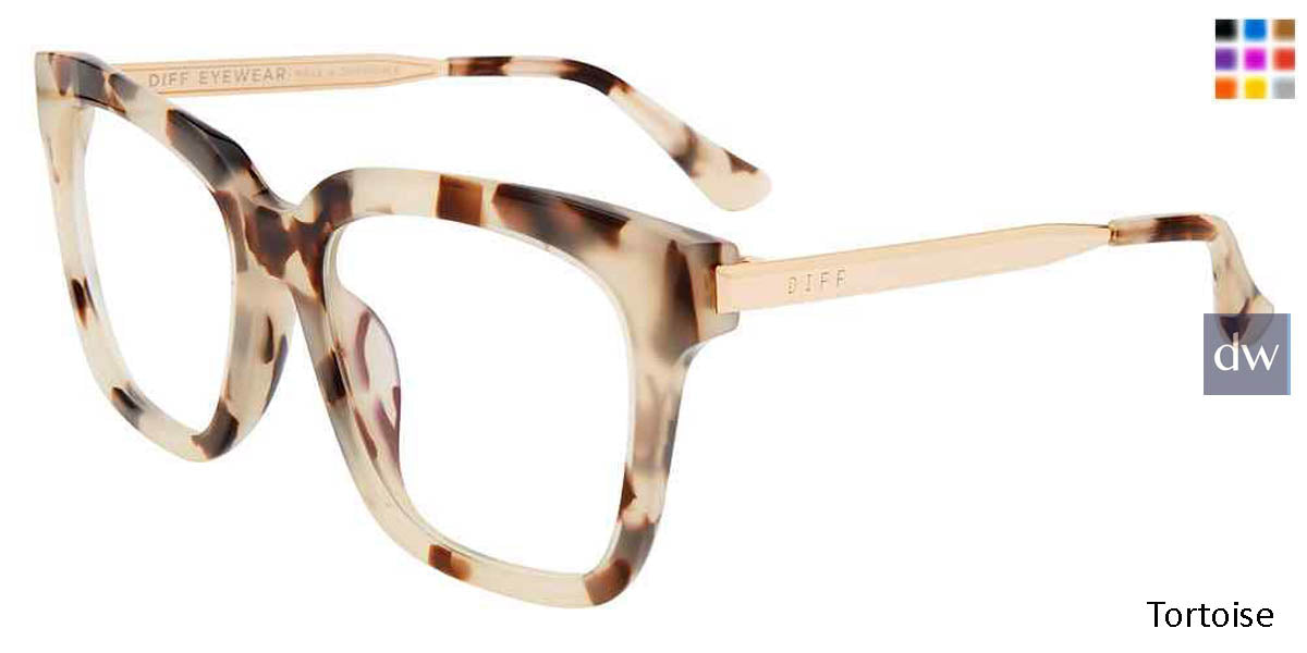 Tortoise Diff BELLA-w/-blue-light-lens Eyeglasses