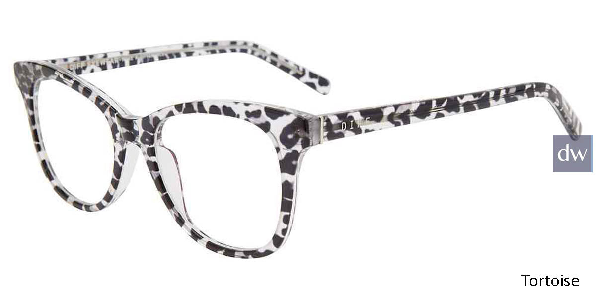 Tortoise Diff Carina-w/-blue-light-lens Eyeglasses