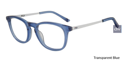 Transparent Blue Fila VF9461 Eyeglasses
