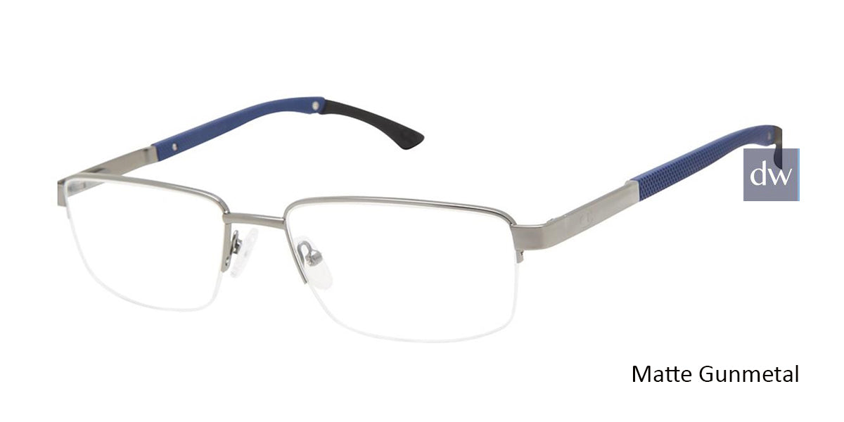 Matte Gunmetal c03 Champion Triad Eyeglasses.