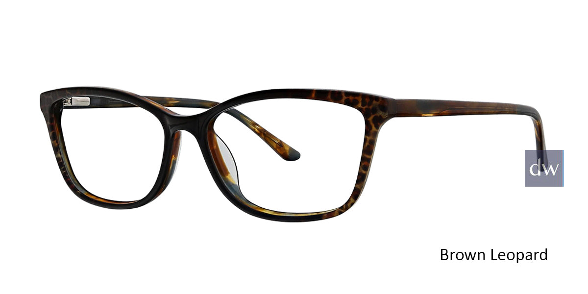 Brown Leopard Xoxo Trieste Eyeglasses.