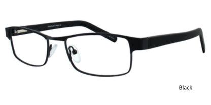 Black ST. Moritz TUSCOLA Eyeglasses