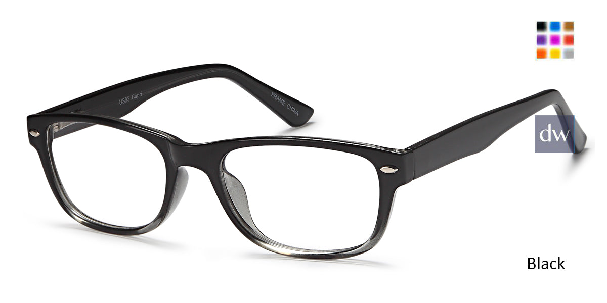 Black Capri 4U US 93 Eyeglasses.