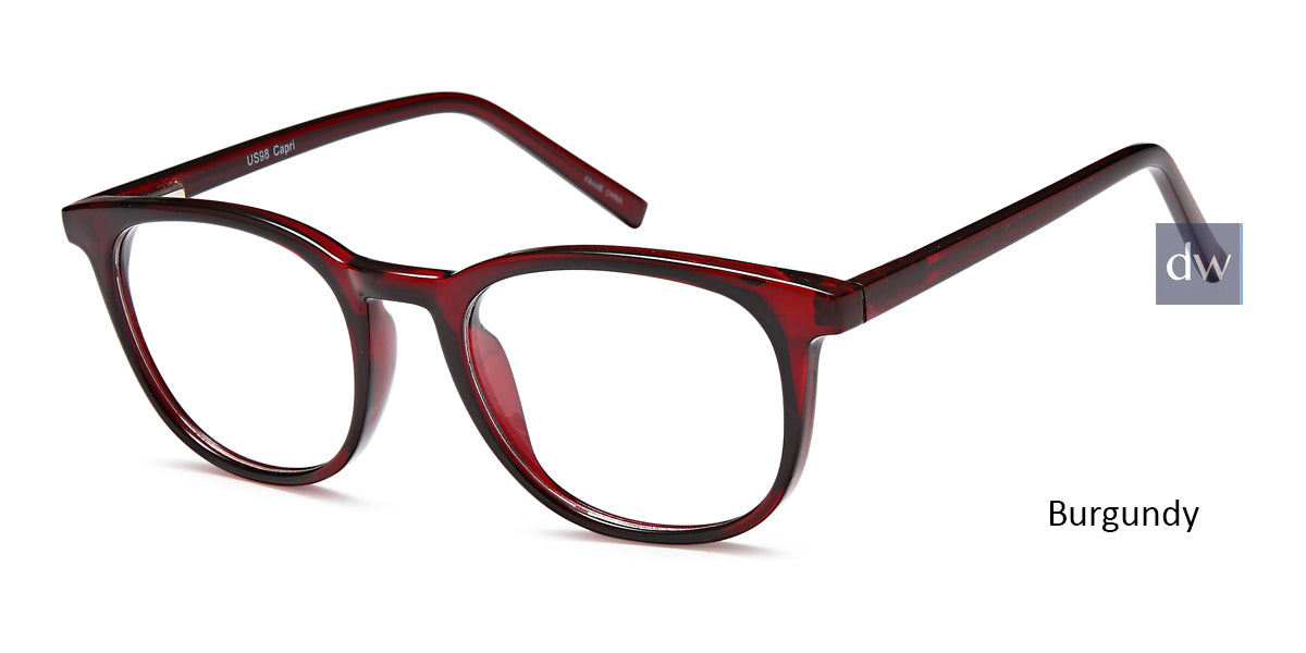 Burgundy CAPRI 4U US98 Eyeglasses - Teenager