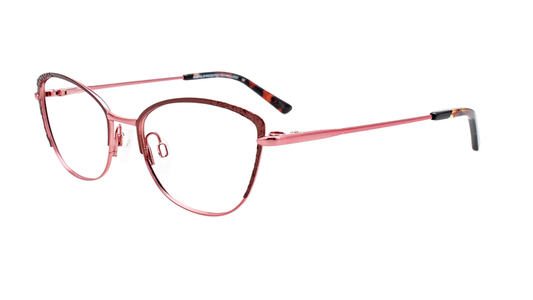 Easy Clip EC527 Cat Eye Eyeglasses — Clip-On Sunglasses Included