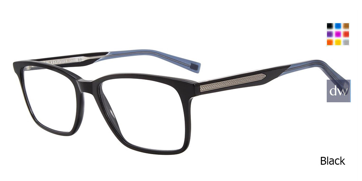 Black John Varvatos V379 Eyeglasses.