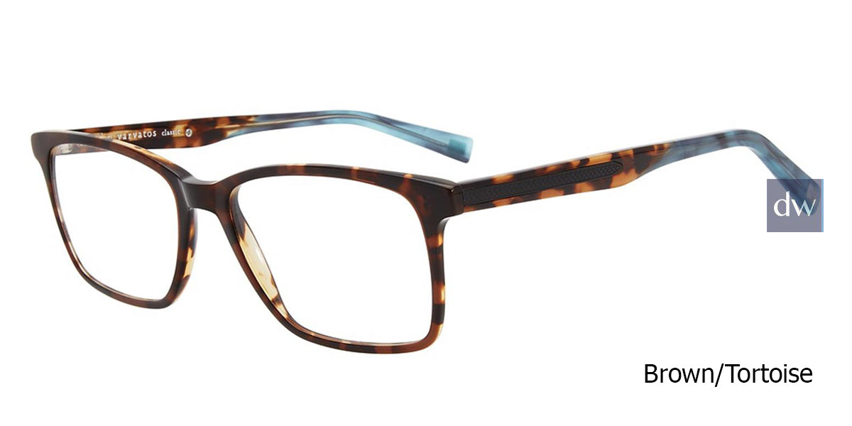 Brown/Tortoise John Varvatos V379 Eyeglasses.