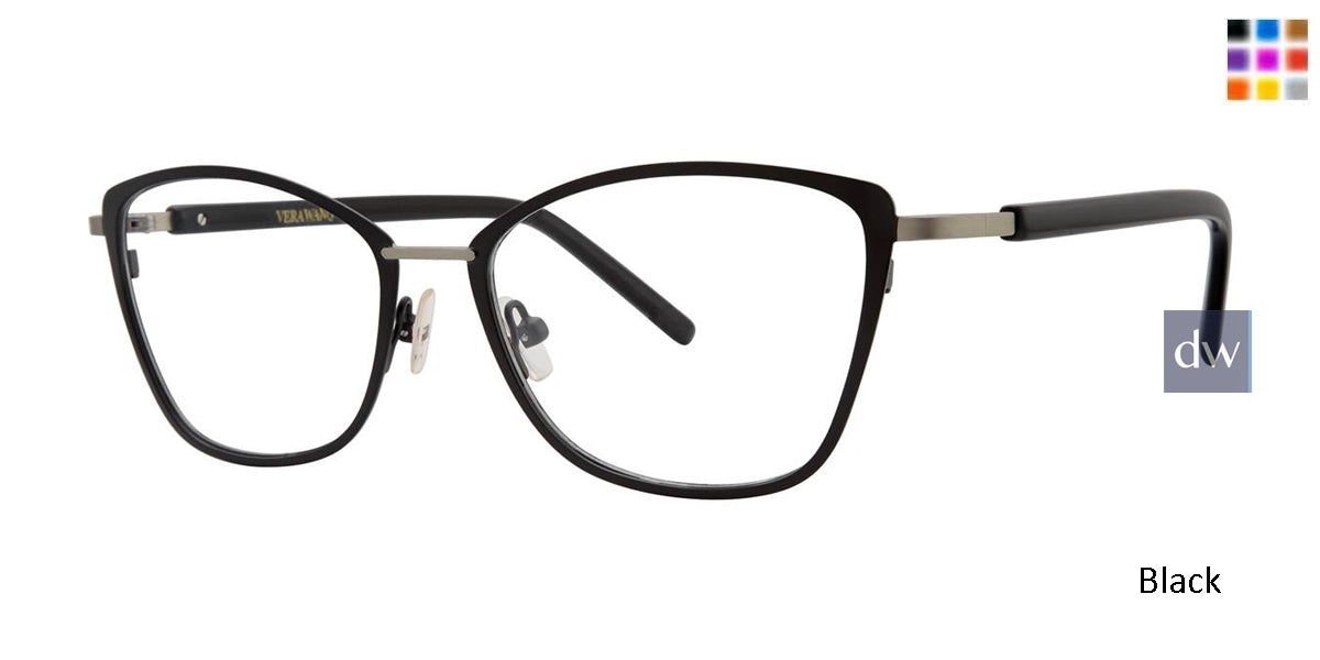 Black Vera Wang V553 Eyeglasses