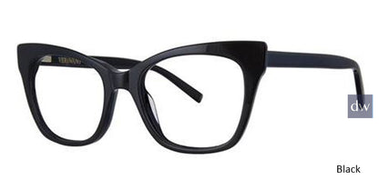 Black Vera Wang V558 Eyeglasses.