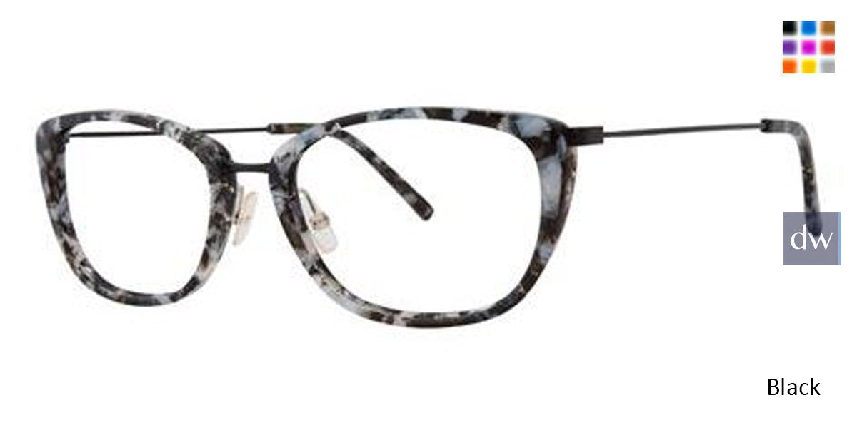 Black Vera Wang VA37 Eyeglasses.
