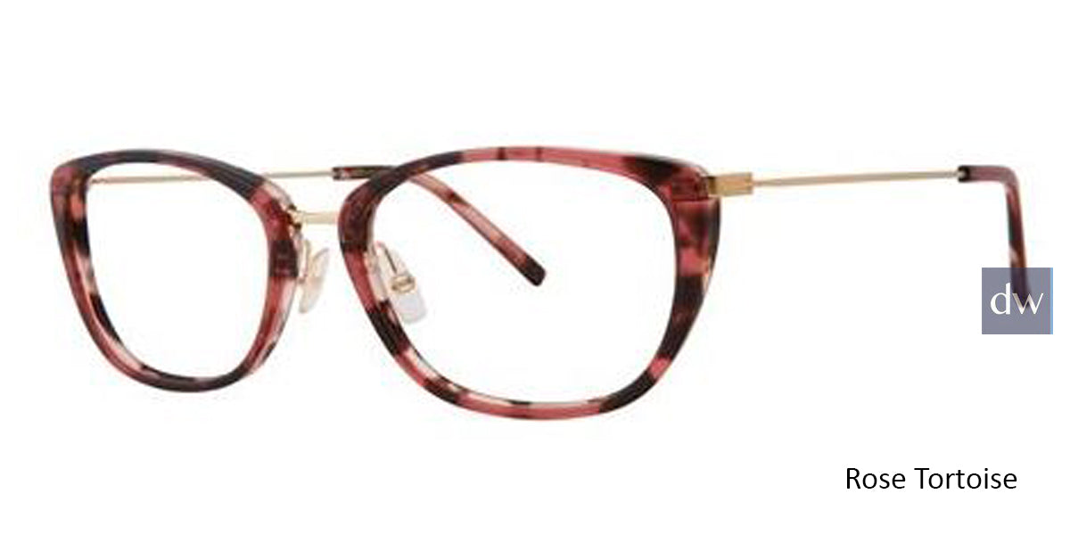 Rose Tortoise Vera Wang VA37 Eyeglasses.