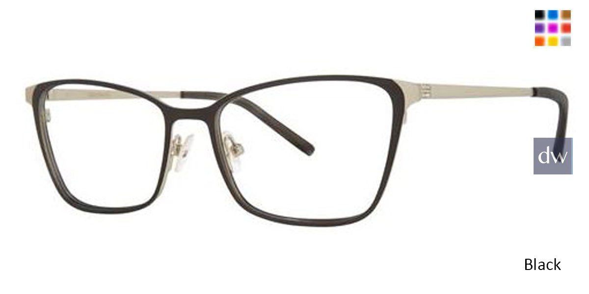 Black Vera Wang VA42 Eyeglasses.