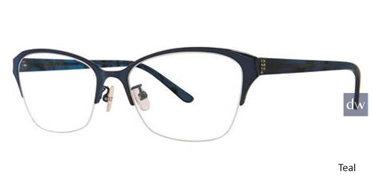 Teal Vera Wang VA45 Eyeglasses.