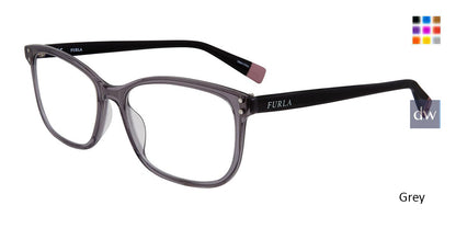 Grey Furla VFU198 Eyeglasses.