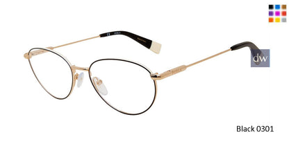 Black 0301 Furla VFU302 Eyeglasses.