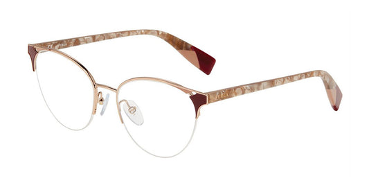 Burgundy 08MD Furla VFU361 Eyeglasses.