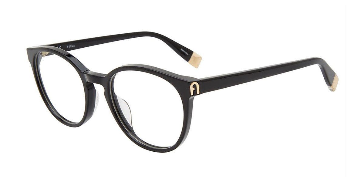 Black 0700 Furla VFU393 Eyeglasses.