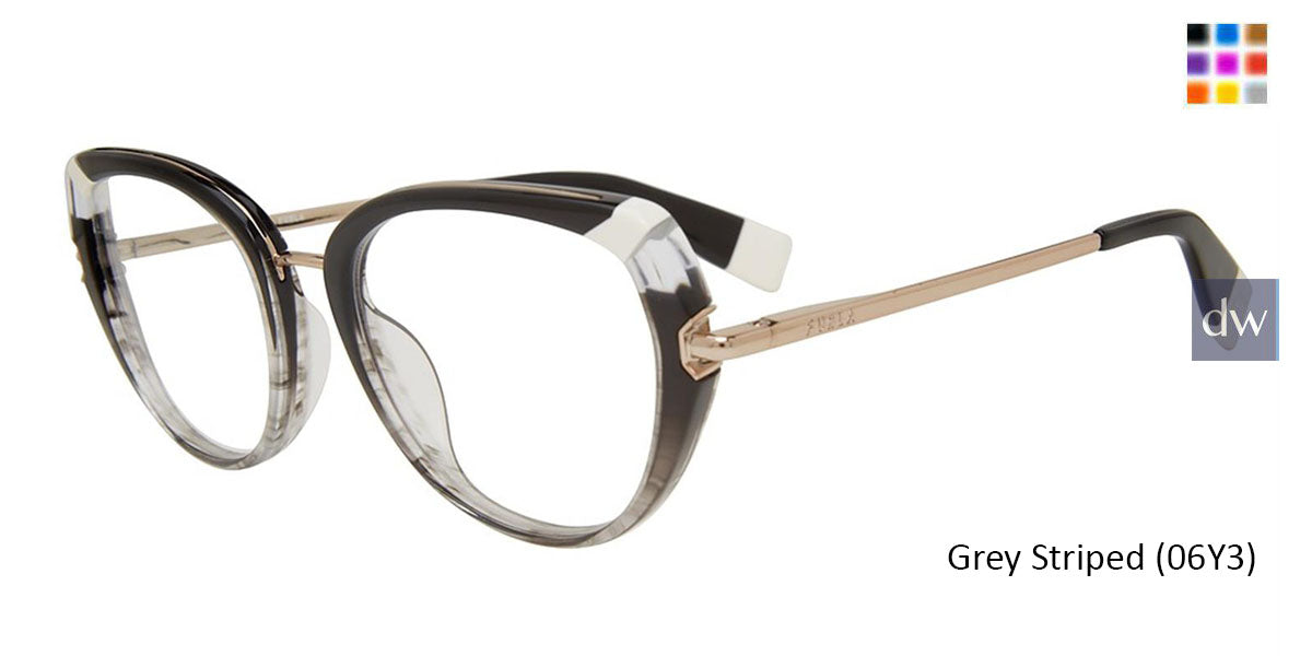 Grey Striped (06Y3) Furla VFU500 Eyeglasses