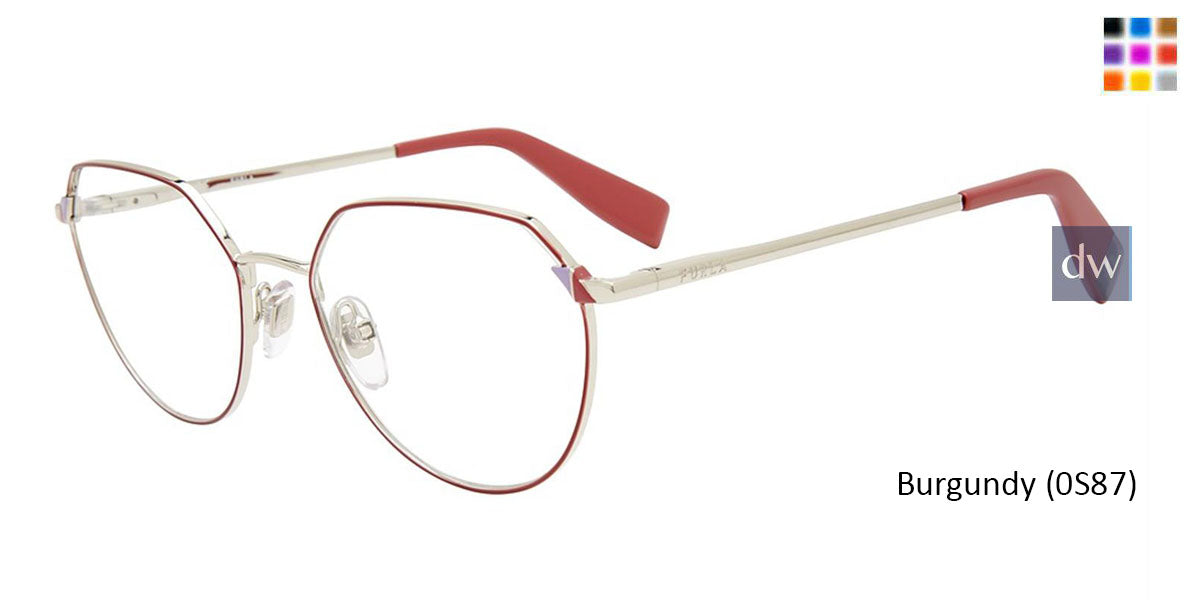 Burgundy (0S87) Furla VFU502 Eyeglasses