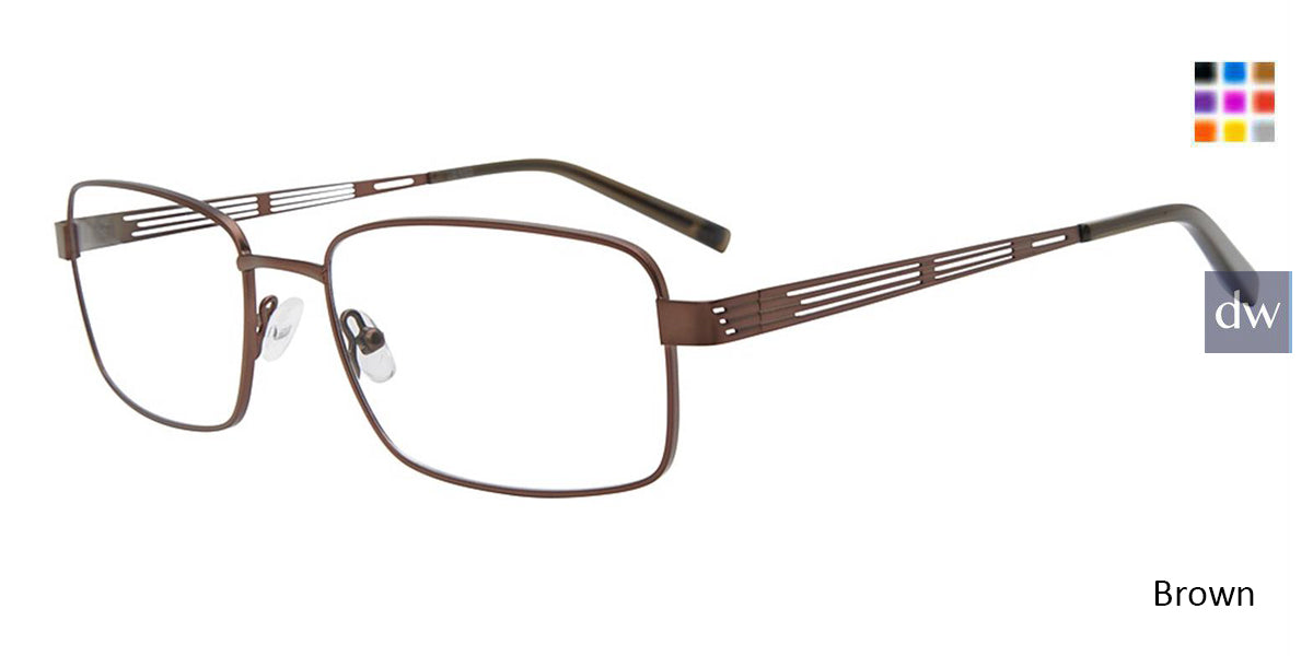 Brown Jones New York VJOM371 Eyeglasses.