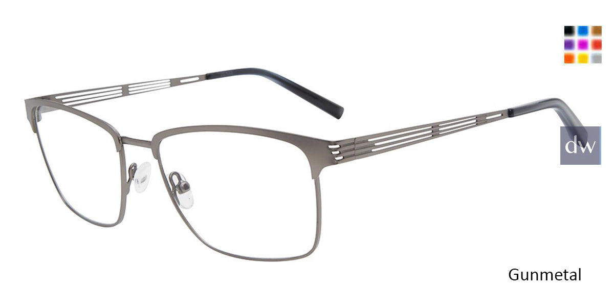 Gunmetal Jones New York VJOM372 Eyeglasses.