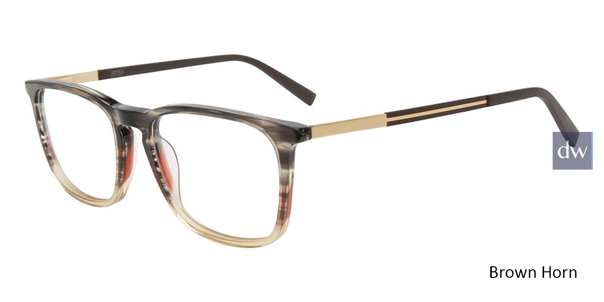 Brown Horn Jones New York VJOM543 Eyeglasses.