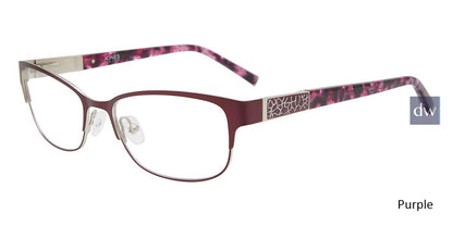 Purple Jones New York VJON499 Eyeglasses.