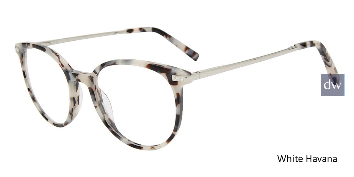White Havana Jones New York VJON784 Eyeglasses.