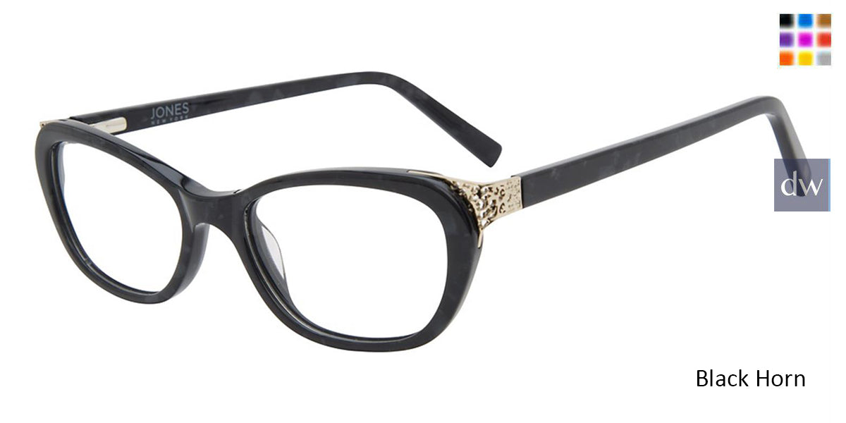 Black Horn Jones New York VJOP249 Eyeglasses - Teenager.