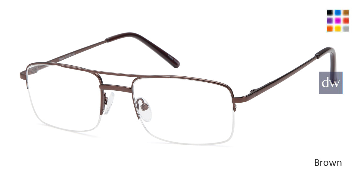 Brown Capri Versailles Palace VP134 Eyeglasses.