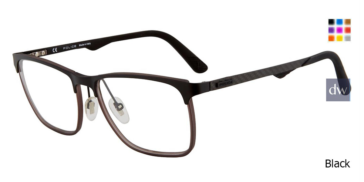Black Police VPL692 Eyeglasses.